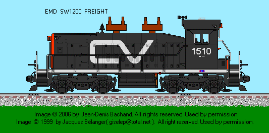 CN SW1200RS depicted here